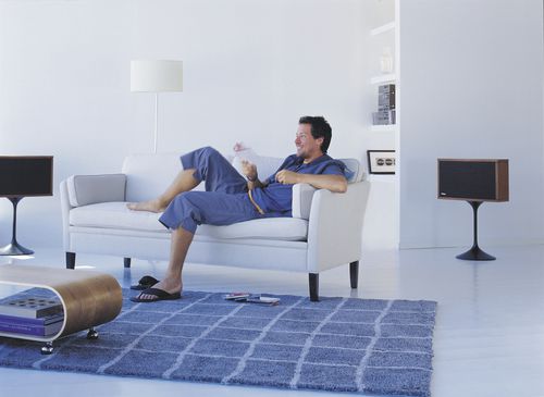 Klassisches Sofa - WINDSOR - LK Hjelle - Stoff / mit abnehmbarem Bezug / schwarz