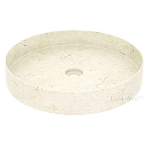 Aufsatzwaschbecken - PURO M - Lux4home™ - Marmor / rund / ohne Öffnung