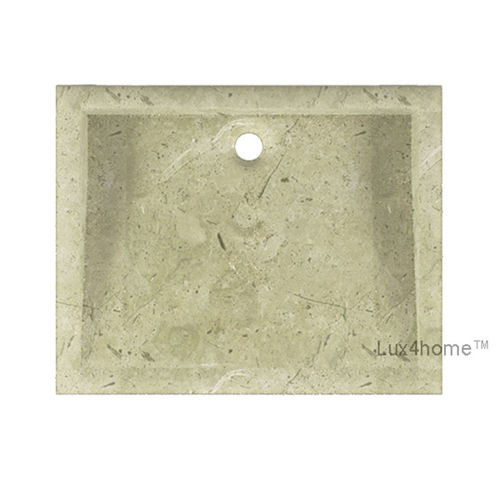 Aufsatzwaschbecken - THOLUS - Lux4home™ - Marmor / Onyx / rechteckig