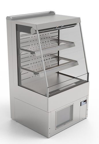 Standkühlvitrine - CALEO COLD 80 - AKE Ausseer Kälte- u. Edelstahltechnik GmbH  - für Einzelhandel / mit Licht
