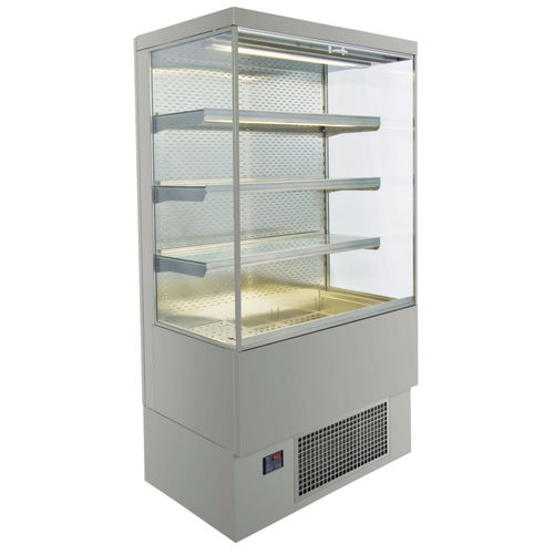 Schrank-Kühlvitrine - BRILLIANT-MULTIDECKS - AKE Ausseer Kälte- u. Edelstahltechnik GmbH  - für Einzelhandel / mit Licht