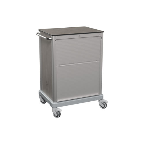 Reinigungswagen - MIRAI M SHUTTER - CADDIE HOTEL - für Zimmerservice / für Hotels / Aluminium