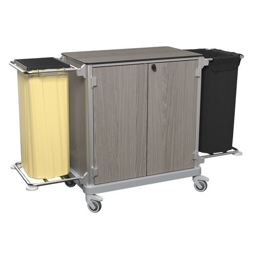 Reinigungswagen - MIRAI L KIT + - CADDIE HOTEL - für Hotels / Aluminium / HPL