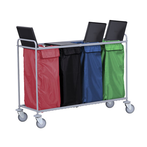 Wäschewagen - TRISAC 4  - CADDIE HOTEL - für Hotels / Kunststoff / aus lackiertem Stahl