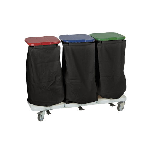 Wäschewagen - TRISAC ALU 3  - CADDIE HOTEL - für Hotels / Kunststoff / anodisiertes Aluminium