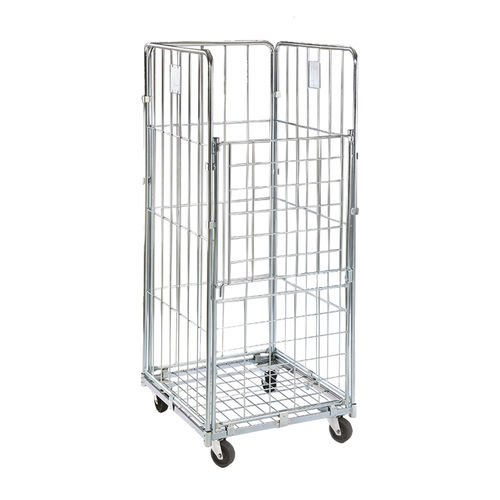 Wäschewagen - ROLL BASE 4  - CADDIE HOTEL - für Hotels / galvanisiertem Stahl