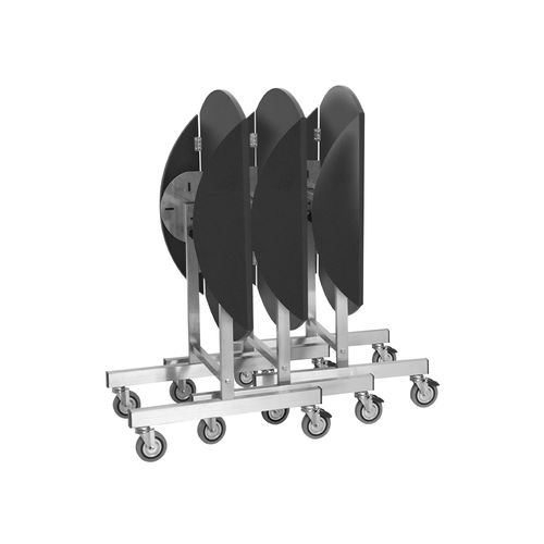 Wagen für Hotels - FLIP TOP EASY 80 - CADDIE HOTEL - klappbar / Edelstahl / MDF