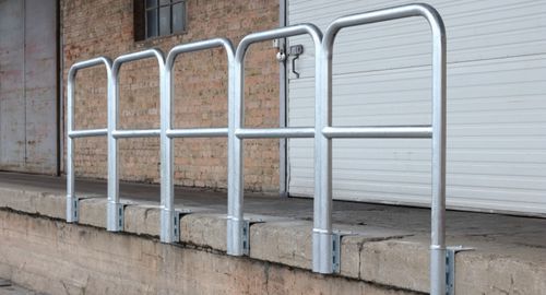 Geländer / galvanisiertem Stahl - RSG-1000 - Dancop International GmbH  - Stab / für Außenbereich / für Plattform