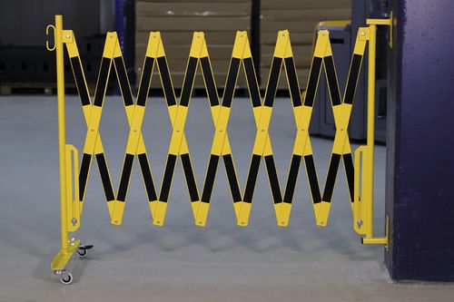 Schutzabsperrung - 70-10, 70-10R, 70-10W, 70-55, 70-115 - Dancop International GmbH  - faltbar / selbsttragend / Stahl