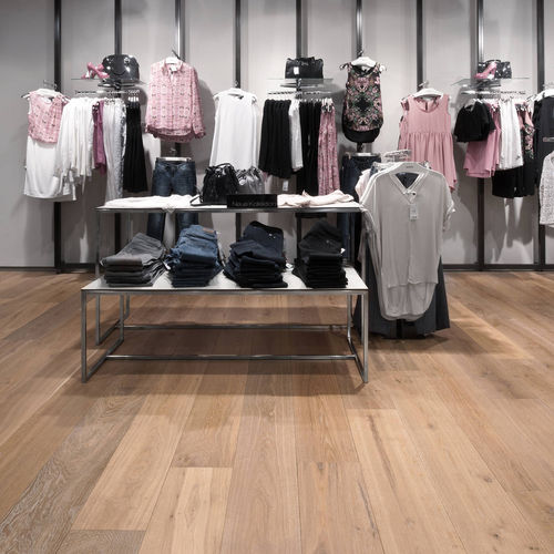 Mehrschichtparkett - G.04 - Dennebos Flooring - Fischgrät / gealtert / verklebt