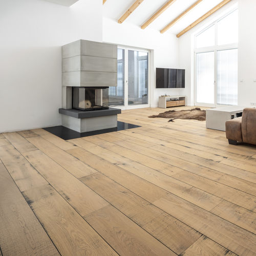Mehrschichtparkett - G.02 - Dennebos Flooring - Eiche / Fischgrät / geölt