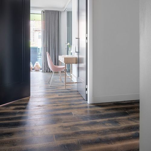 Mehrschichtparkett - S.02 - Dennebos Flooring - Fischgrät / gealtert / verklebt