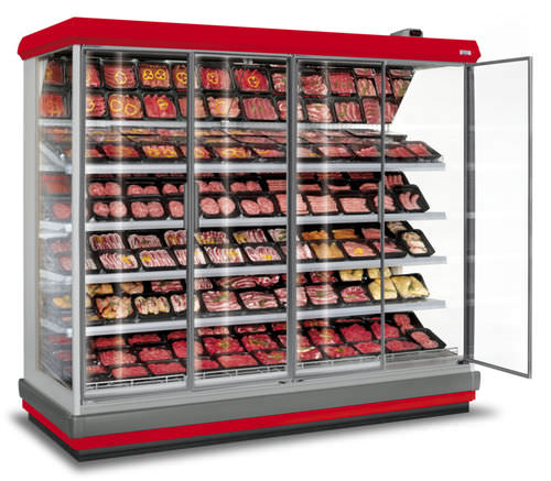 Standkühlvitrine - VISEO ECO 4 DG - Bonnet Neve  - für Einzelhandel