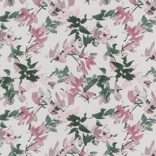 Vorhangstoff - H8496-H8499/138 - Englisch Dekor HandelsgmbH & Co. KG  - Blumenmotive / FR-Polyester / waschbar
