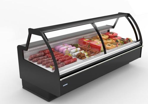 Verkaufskühlvitrine - BALEARIC - Frost-trol S.A. - für Einzelhandel / mit Licht