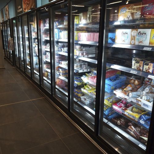 Schrank-Kühlvitrine - ATLANTIC - Frost-trol S.A. - für Einzelhandel / mit Licht / für Gefrierkostschränke