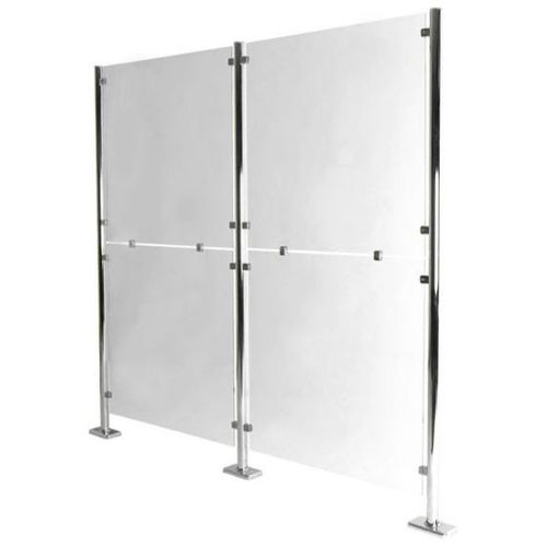 Festinstallierte Trennwand - CHROMELINE - ITAB Shop Concept AB  - Acryl / für professionellen Einsatz