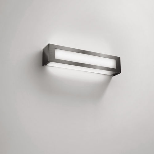 Moderne Wandleuchte - SILIA - MACROLUX SRL  - für den Innenraum / Edelstahl / rechteckig