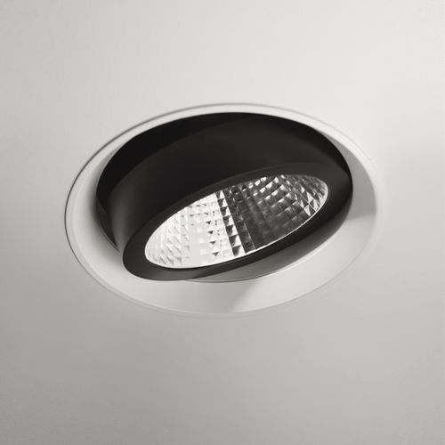 Strahler für Deckeneinbau - DRAFT - MACROLUX SRL  - LED / rund / Aluminium