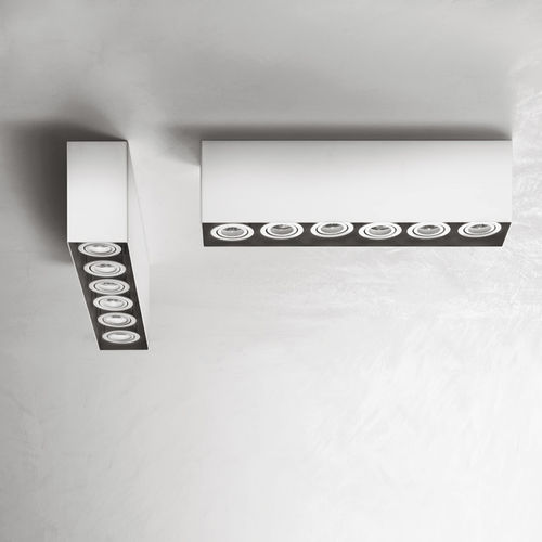 Aufbauleuchte - VERTICAL 6 - MACROLUX SRL  - Halogen / linear / Aluminium