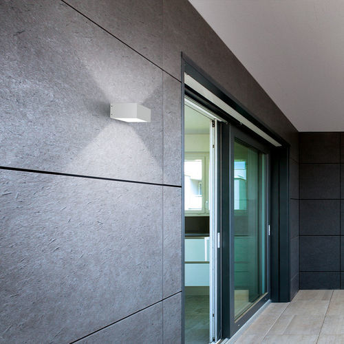 Moderne Wandleuchte - DROP FLAT - Novalux s.r.l.  - für Außenbereich / Aluminium / Legierung