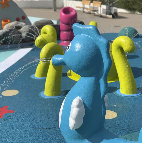 Spielplatzgerät für Aquapark - KVM SEA  - Rodeco AB  - modular / interaktiv / Wasserstrahl