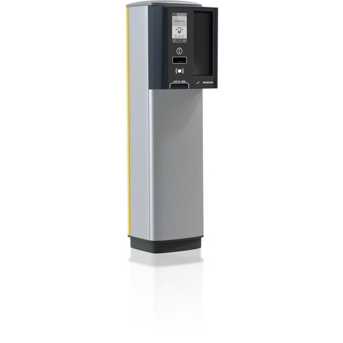 Zutritts-Sperrpfosten - POWER.GATE - SKIDATA - automatisch / Metall