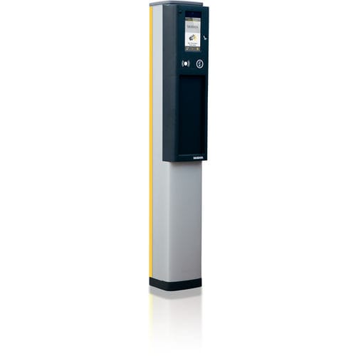 Zutritts-Sperrpfosten - LITE.GATE - SKIDATA - automatisch / Metall