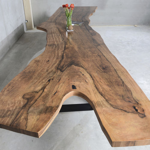 Moderner Besprechungstisch - SUN WOOD KONFERENZTISCH - MANGO - SUN WOOD by Stainer - Holz / Metall / rechteckig