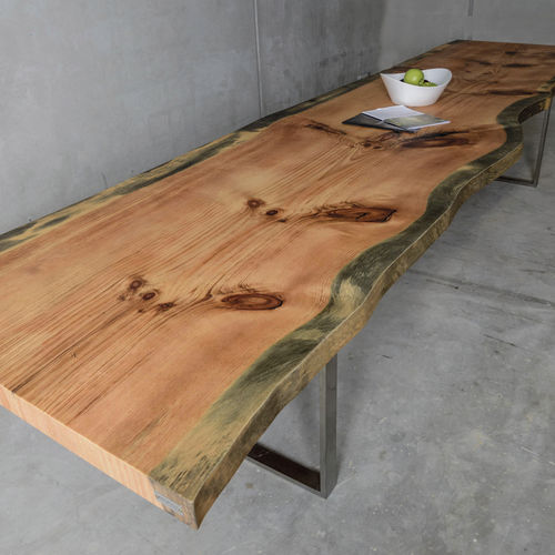 Moderner Besprechungstisch - SUN WOOD KONFERENZTISCH - EASTERN PINE - SUN WOOD by Stainer - Holz / Metall / rechteckig
