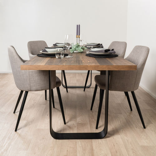 Esstisch / rustikaler Stil - SUN WOOD : HOHE TAUERN 58 - SUN WOOD by Stainer - Holz / Gestell aus Metall / rechteckig