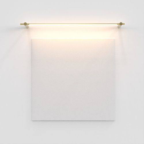 Moderne Wandleuchte - THIN - Juniper - für den Innenraum / Messing / LED