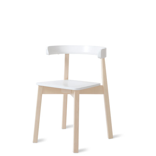 Moderner Besucherstuhl - KS-346 - Balzar Beskow - für den Innenraum / Massivholz / Birke