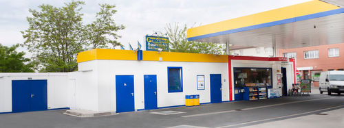 Fertigbau-Gebäude - FUEL STATION JET - SÄBU - Modul / individuell / Beton