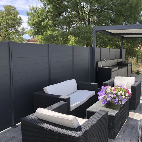 Lamellenzaun - SWEET GARDEN SG03 - AXIUM solutions aluminium - Garten / Aluminium / modern