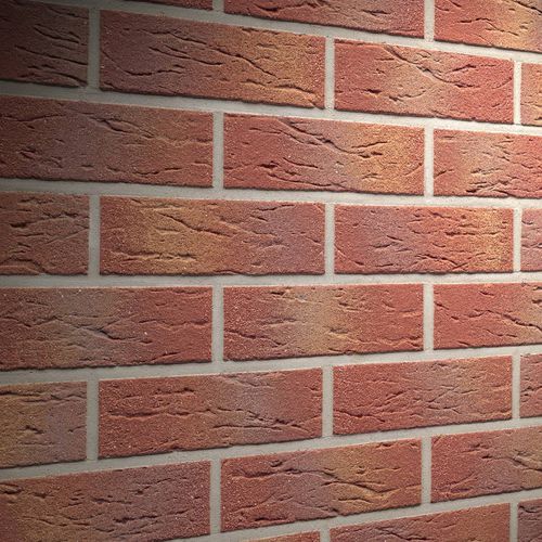 Klinkerriemchen - CLASSIC - Feldhaus Klinker - Ton / für Fassaden / für Außenwand