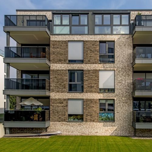 Ziegel für Fassadenverkleidung - VARIO - Feldhaus Klinker - für Fassaden / für Mauerwerk / Massiv