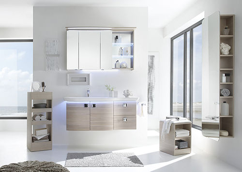 Wandhängender Waschtisch-Unterschrank - CONTEA - Pelipal - Holz / modern / mit Schubladen
