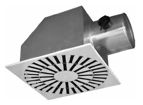 Deckenmontierter Luftdiffusor -  DS - S & DS - R - TANGRA - quadratisch / rund