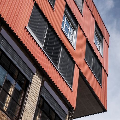 Jalousiejalousie - VR 70 / VR 90 - Schenker Stores - für Fenster / Segeltuch / für Außenbereich