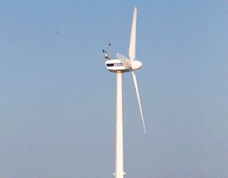 Horizontalachsen-Kleinwindkraftanlage - AEOLOS-H 5000W - Aeolos - Dreiblatt / offshore / für Schwachwind