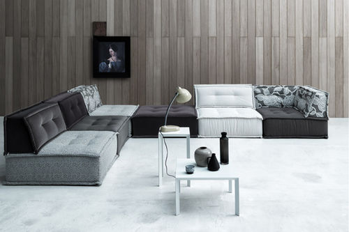 Modulsofa - PEOPLE - Italianadivani srl - modern / Stoff / mehrfarbig