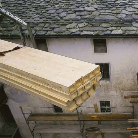 Holzbodenplatte - BOX - Lignatur - Dach / isolierend