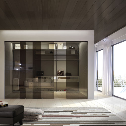Begehbarer Kleiderschrank / Eck - WALK-IN WARDROBE - VESTA LINE - Henry glass - Modul / modern / Holz