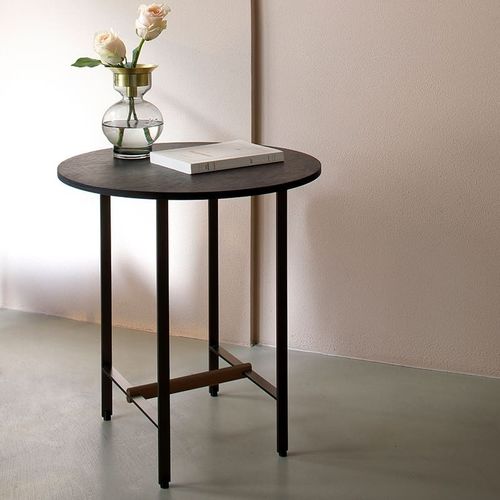 Moderner Lampentisch - SISTER - Coedition - Eiche / Nussbaum / Holzfurnier
