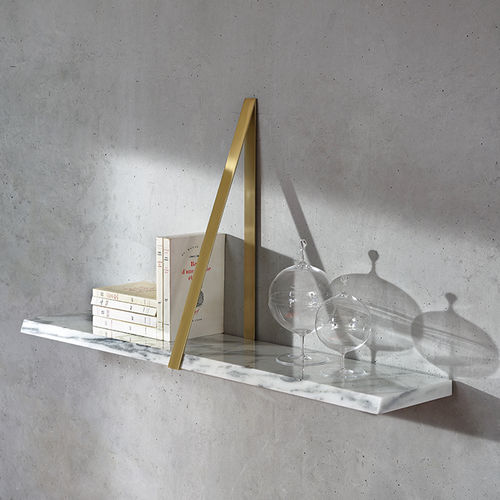 Wandmontiertes Regal - T-SQUARE - Coedition - modern / Eiche / Natureiche