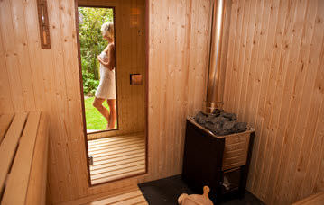 Elektrischer Saunaofen - Storvatt - bodenstehend / Metall / für Sauna