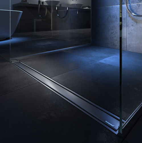 Edelstahl-Duschablaufrinne - INOXSYSTEM&reg; IDRAIN 3070 - Inoxsystem S.r.l.