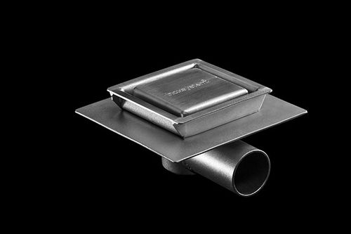 Edelstahl-Bodenablauf - INOXSYSTEM&reg; IDRAIN 3076 - Inoxsystem S.r.l. - für Duschen / horizontal