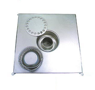 Edelstahl-Schachtdeckel - 0122 - Inoxsystem S.r.l. - quadratisch / maßgefertigt